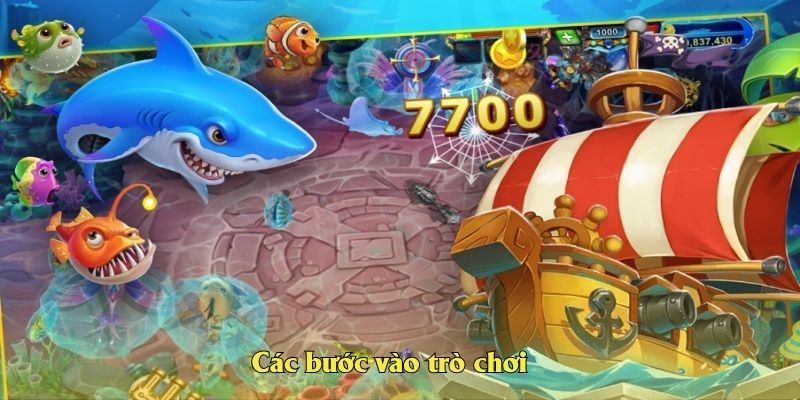 Các bước vào trò chơi